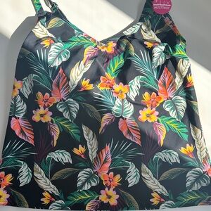 Floral Multi-way Swim Top Underwire